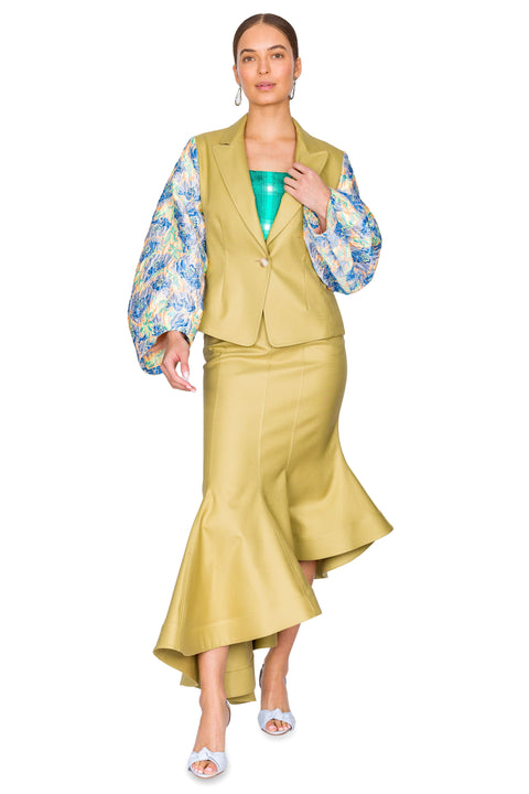 Tulip Sleeve Blazer