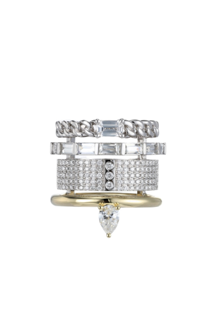 Mix Metals Type Stack Ring
