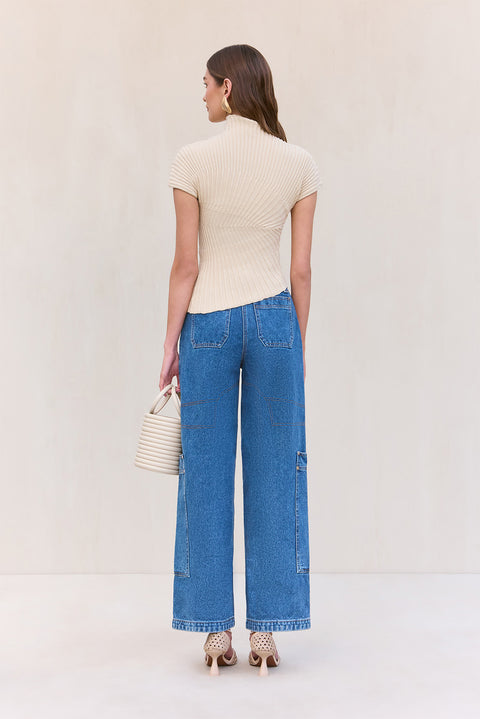 Annemie Knit Top Beach