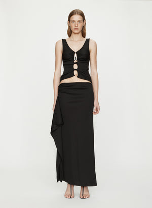 Crystal Pendant Open Twist Tank