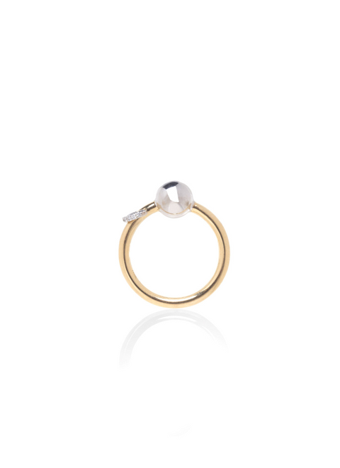 Piercing Ring Double Gold