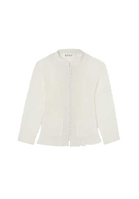 Plissé Cardigan