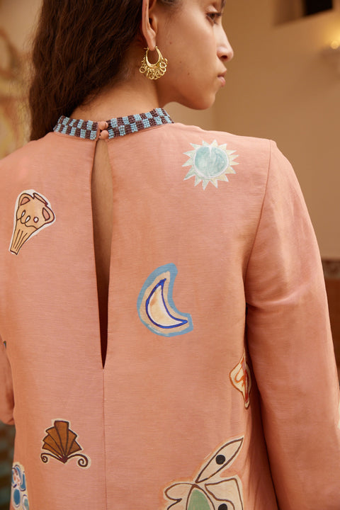 Laurence Long Sleeve Mini Dress