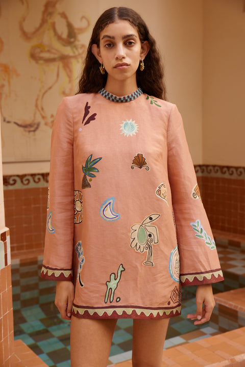 Laurence Long Sleeve Mini Dress