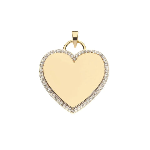 Never Enough LOVE Heart Pendant