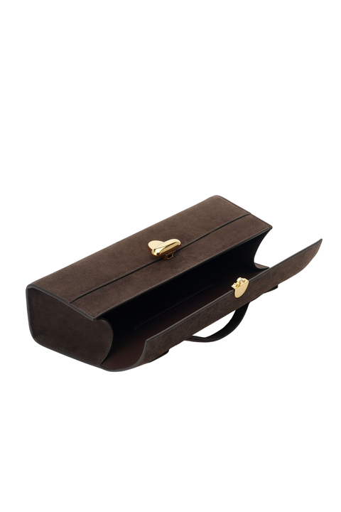 Slim Symmetry Pochette In Suede