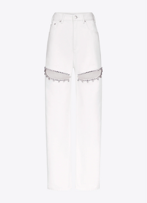 Crystal Slit Jean