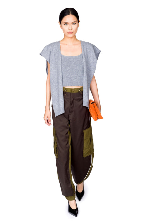Deconstructed Suiting Cargo Pant