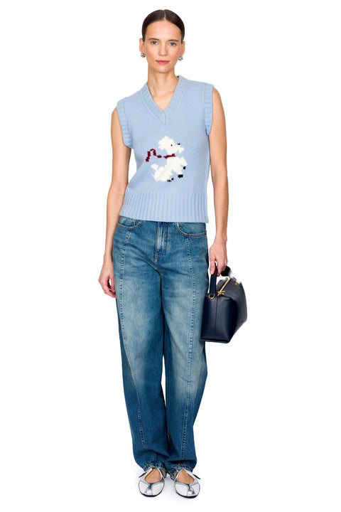 Topher Poodle Sweater Vest