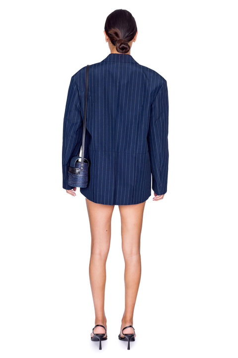 Navy Wide Single Jacket