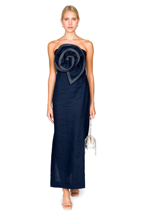 Tactos Embroidered Maxi Dress