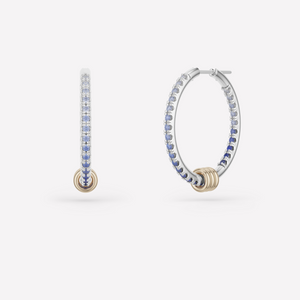 Argo Demi SG Blue Ombre Hoop Earrings