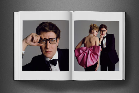 Inside page of the coffee table book "Eighties: David Bailey"