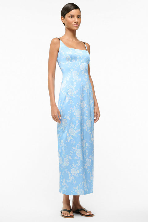 Carol Dress Blue Rose