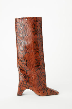 Snake Print Bridge Boot