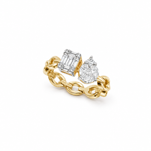 Catena Double Illusion Diamond Ring