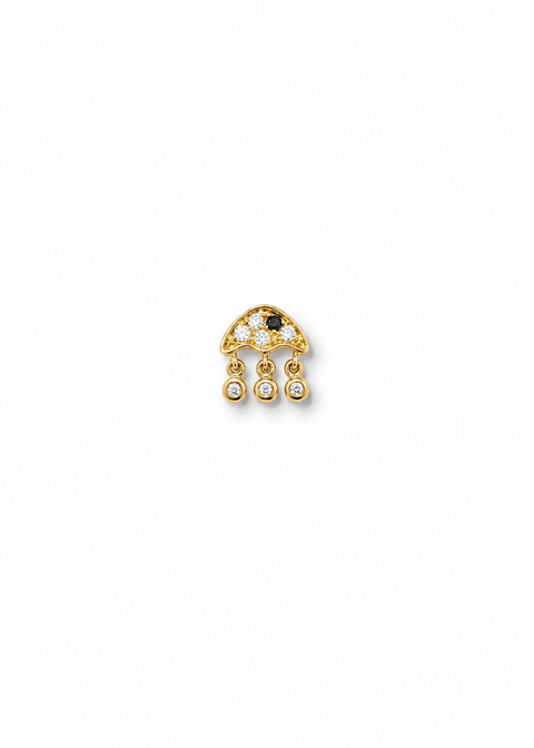 Nano Jellyfish Stud Earring