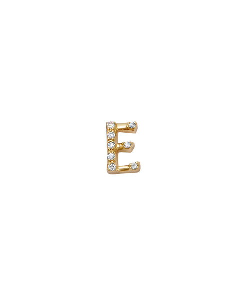 Diamond E Charm