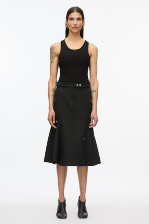 Utility Godet Skirt