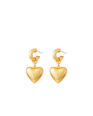 Heart & Soul Puffy Earrings