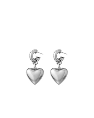 Heart & Soul Puffy Earrings