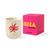 The Ibiza Bohemia candle with its coordinating pink box