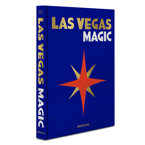 Side view of Las Vegas book showing spine.