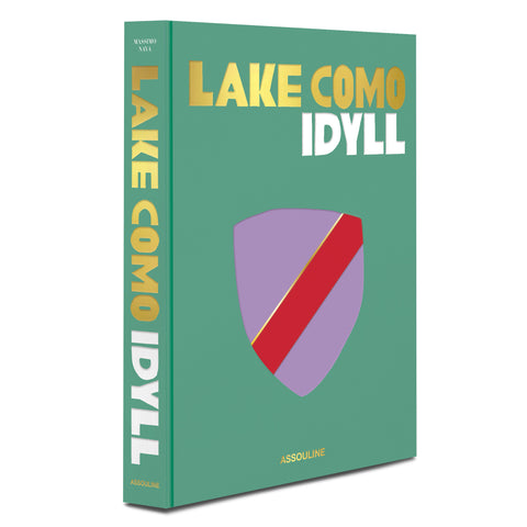 Spine and front cover of the Lake Como Idyll book