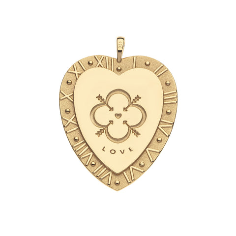 Across All Time Heart Pendant