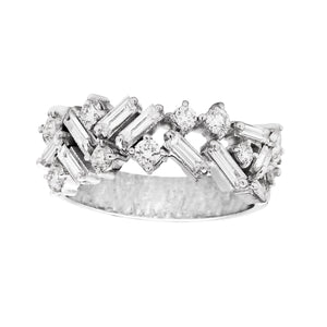 Melange Diamond Band Ring