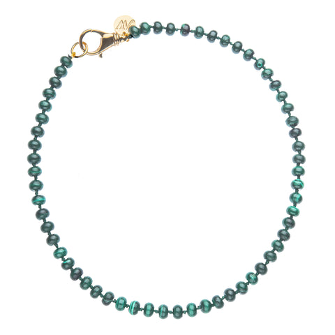 Malachite Beaded Necklace