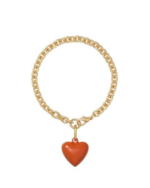 The Mini Puffy Heart Bracelet
