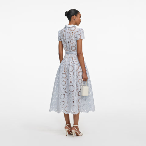 Floral Lace Midi Dress