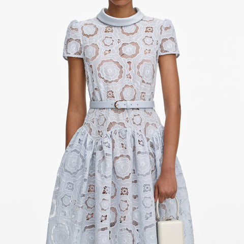 Floral Lace Midi Dress