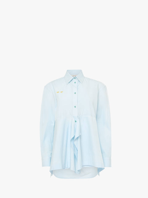 Peplum Drape Shirt