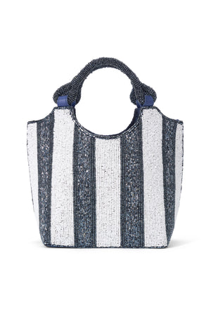 Cote Beaded Bag Breton Stripe