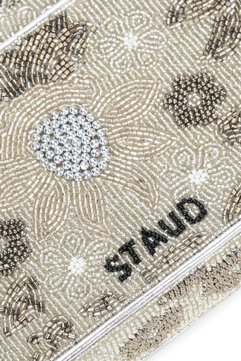 Tommy Beaded Bag Silver Garden Party