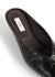 Sharp Croco-Embossed Wedge Mules