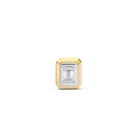 Tribal Stud Emerald Cut