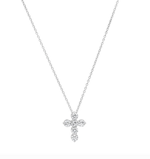 Alix Modern Cross Necklace