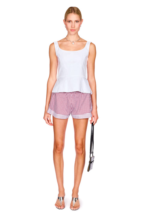 Cotton Poplin Bodice Top