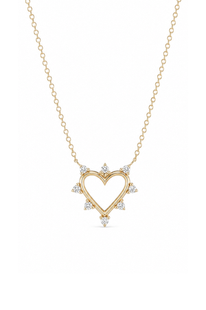 Mini Open Heart Necklace