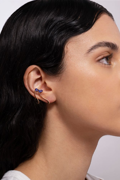 Tanzanite Single Nova Ear Jewel