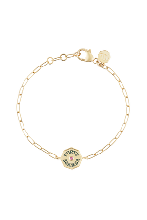Wee PB Bracelet Pink Tourmaline 14K