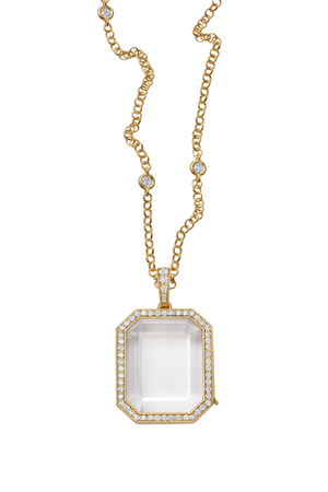 Heritage Diamond Baguette Locket