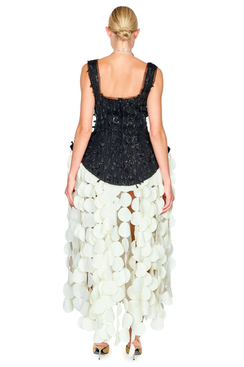 Basque Ballerina Embellished Top