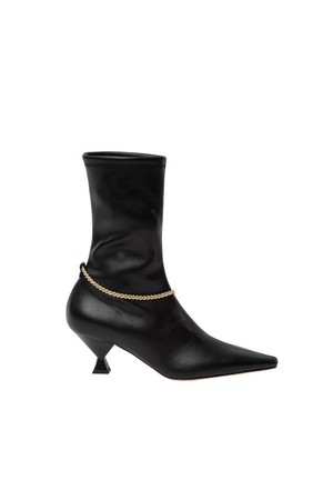 Nausica Nappa Leather Bootie