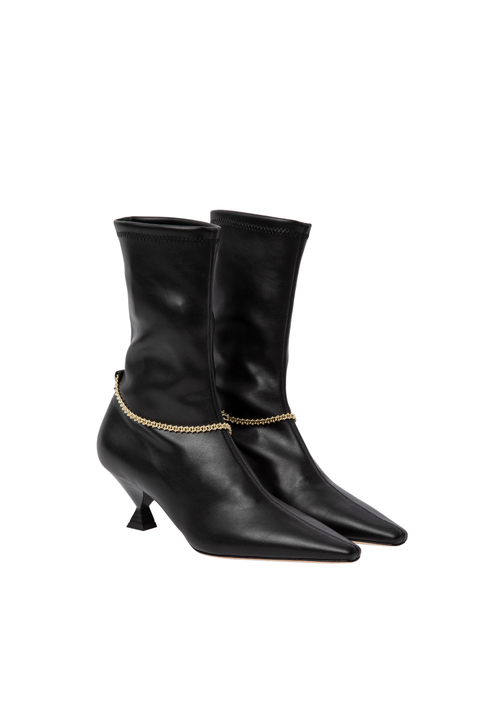 Nausica Nappa Leather Bootie