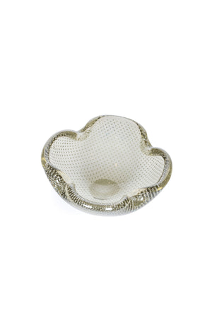 Vintage Bullicante Murano Glass Bowl