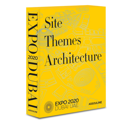 Cover and Spine of the Expo 2020 Dubai book.